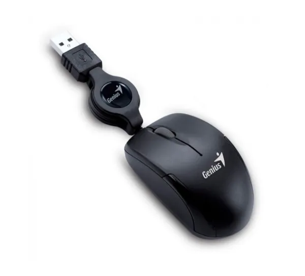MOUSE OPTICO CON CABLE RECTRACTIL GENIUS