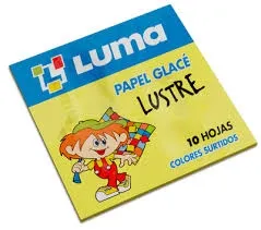 Papel Glase Lustre X 10u