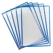 Fundas Tarifold A4 Azul