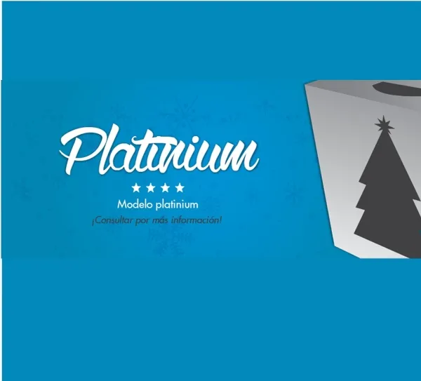 Caja Navideña Platinium