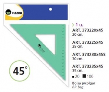 Combo Escuadra de 45° y 60° - 12 Cm. Faber Castell FABER CASTELL