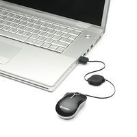 Ratón óptico USB para ordenador portátil, Mini Mouse con Cable retráctil  Digital, 1 piezas - AliExpress